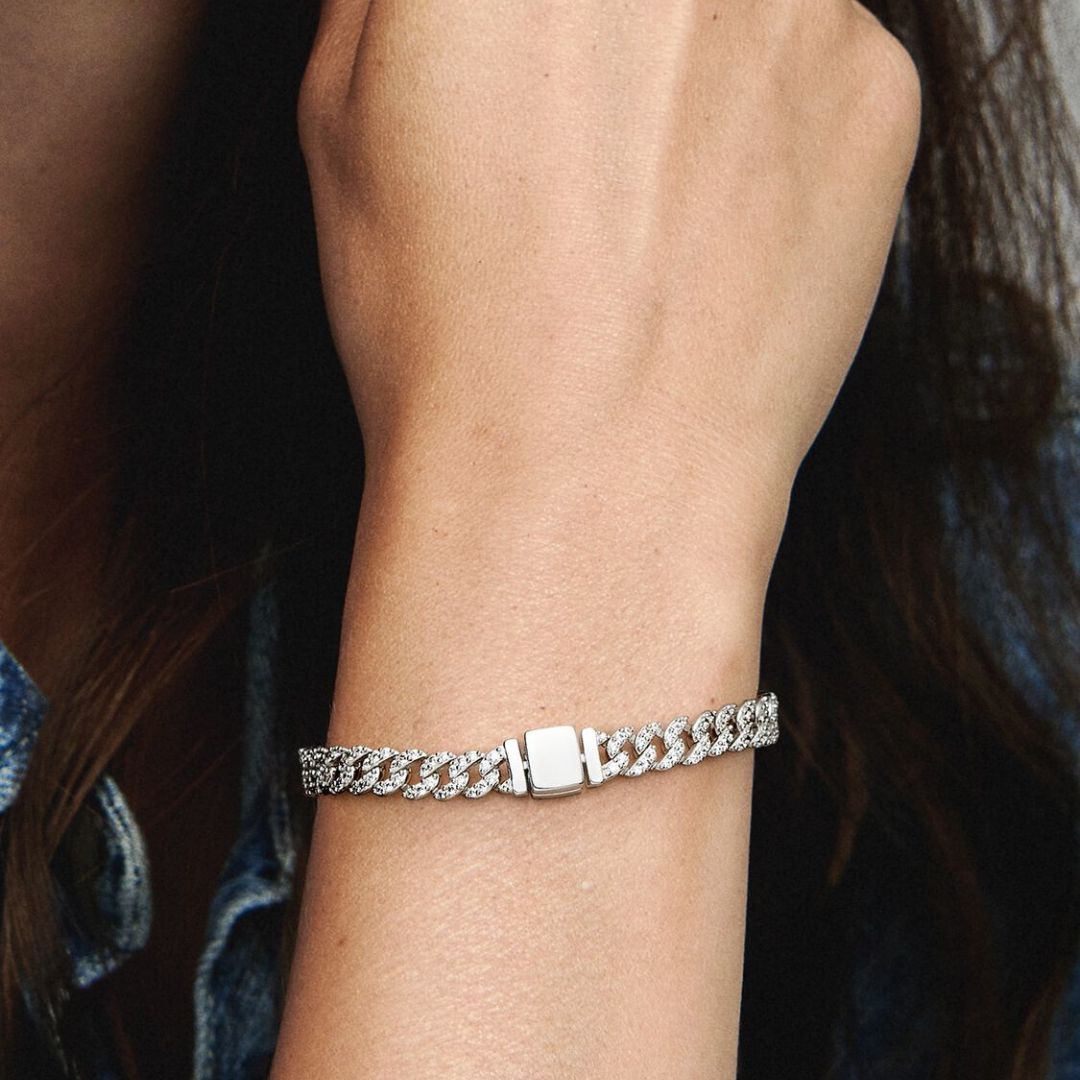 Cubo™ | 18K Gouden Moissaniet Cubaanse Armband