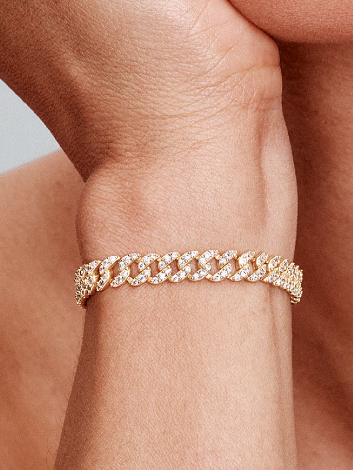 Cubo™ | 18K Gouden Moissaniet Cubaanse Armband