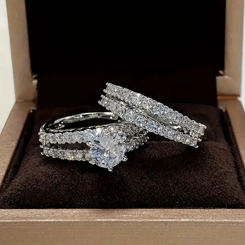 Eterna™ | 18K Gouden Radiance Ringenset