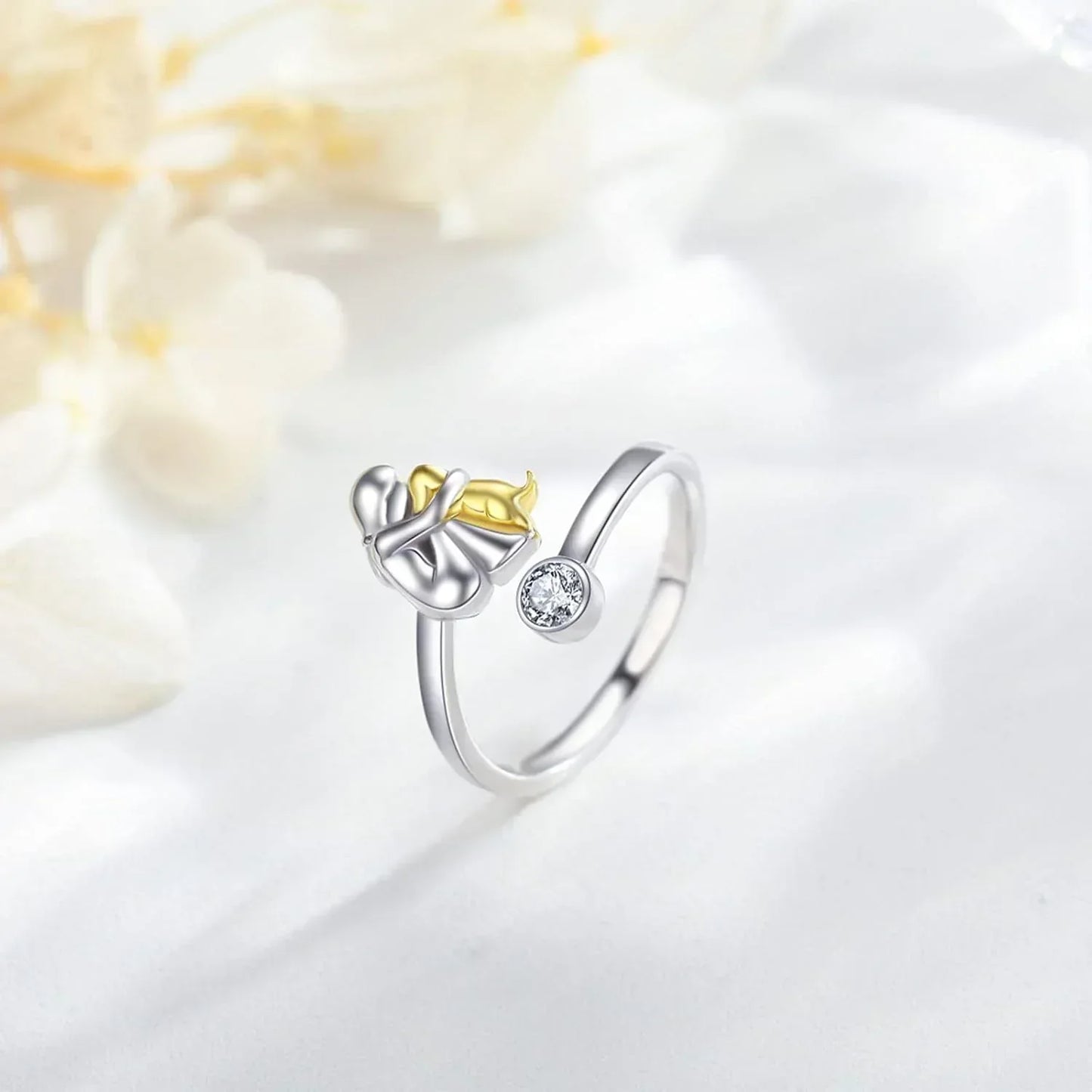 Hayley™ | Verstelbare Sterling Zilveren Bond Ring