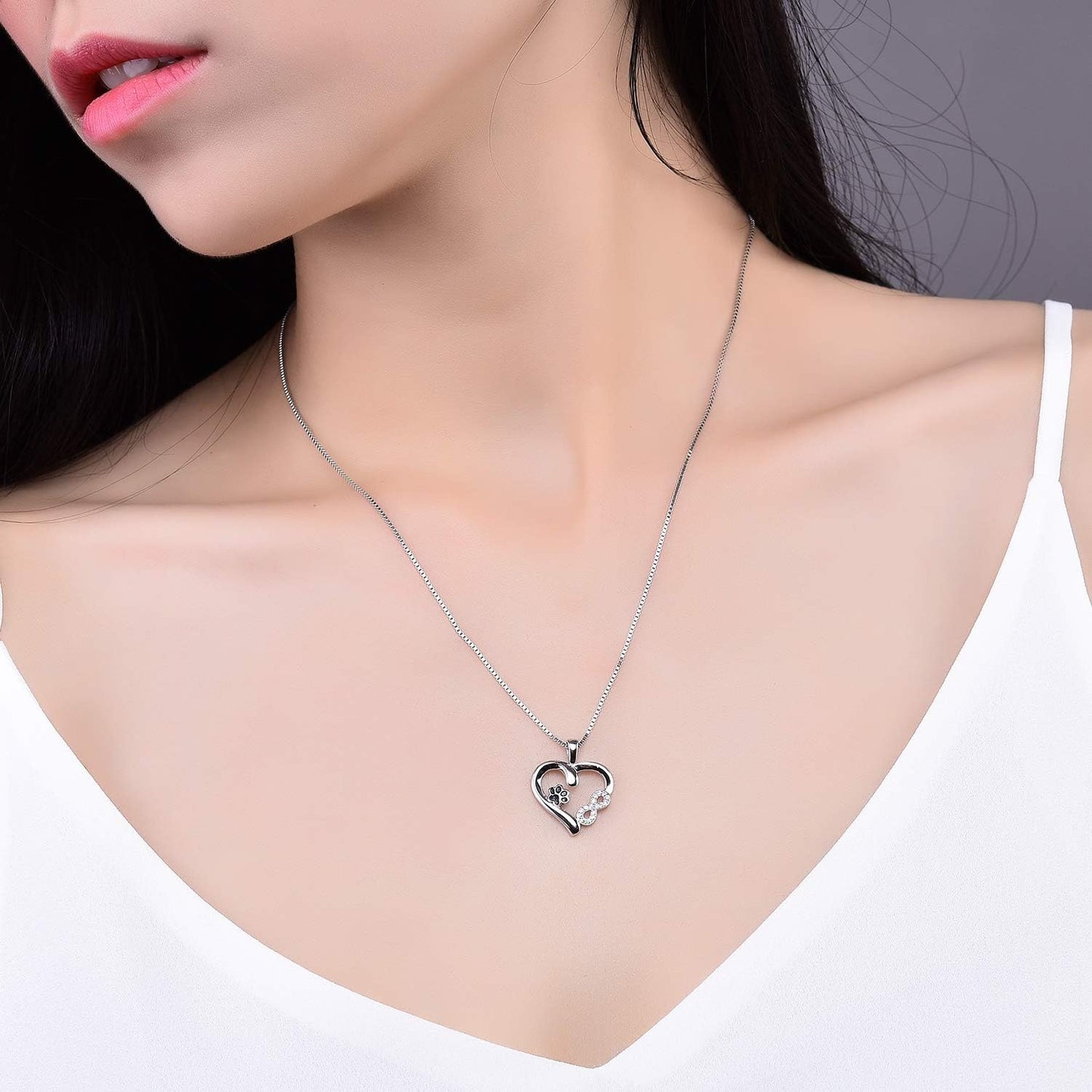 Althea™ | Poot, Hart & Oneindigheid Ketting