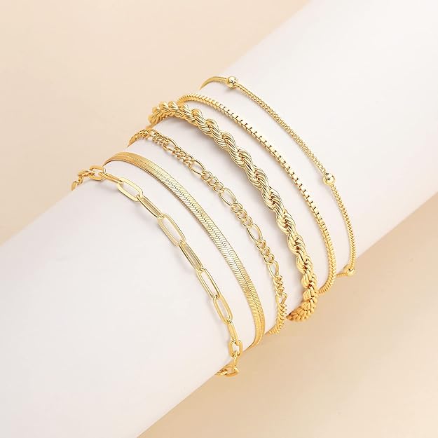 Vernetta™ | 16K Gouden Armbandenset