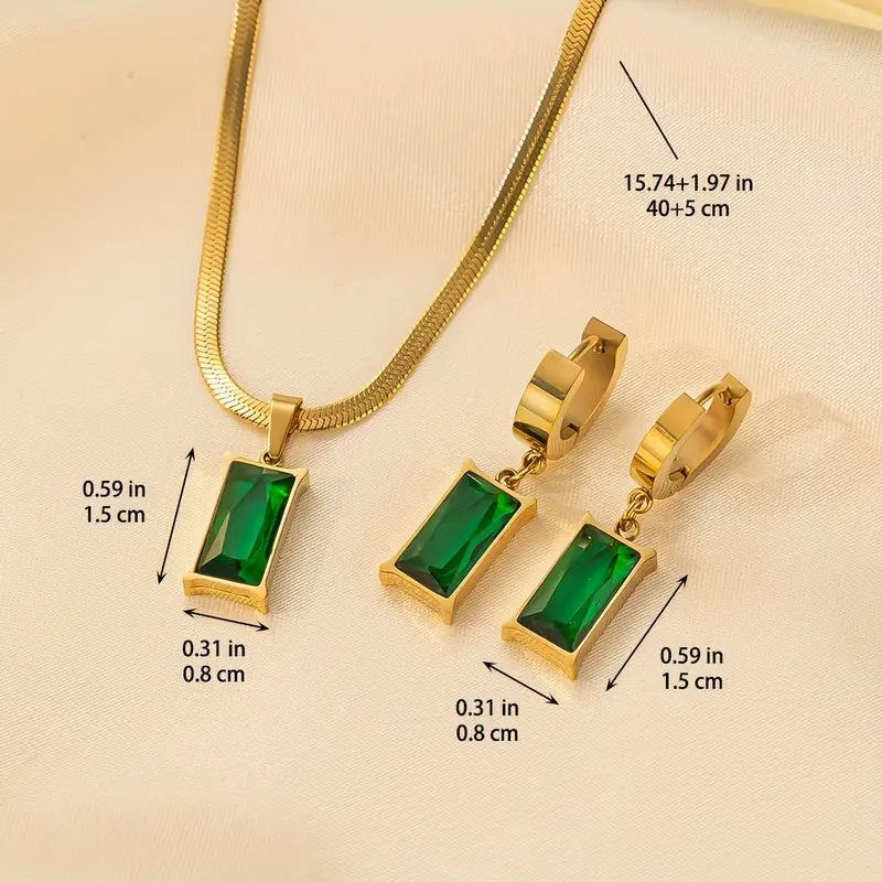 Lunara™ | 18K Gouden Sieradenset