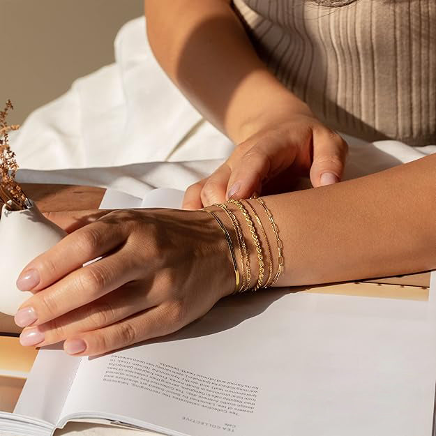 Vernetta™ | 16K Gouden Armbandenset