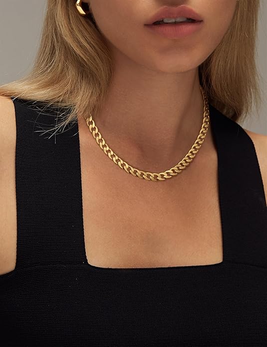 Cavaro™ | 18K Gouden Chunky Cubaanse Schakelketting