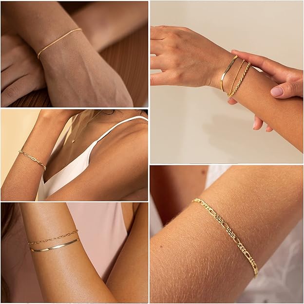 Vernetta™ | 16K Gouden Armbandenset