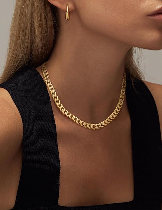 Cavaro™ | 18K Gouden Chunky Cubaanse Schakelketting