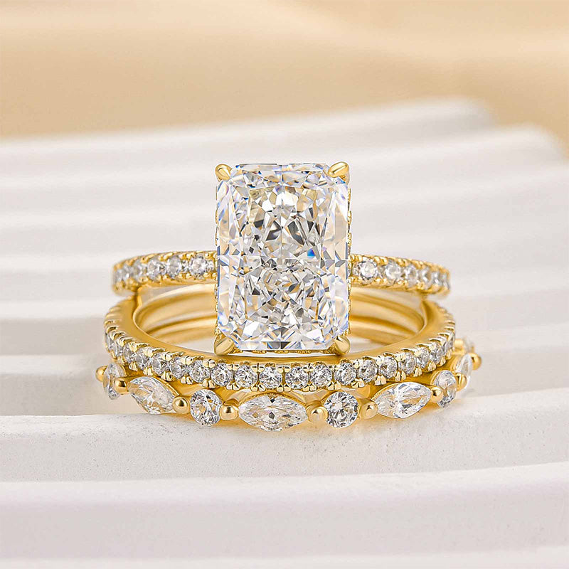 Jaily™ | 18K Gouden 3-delige Trouwringenset