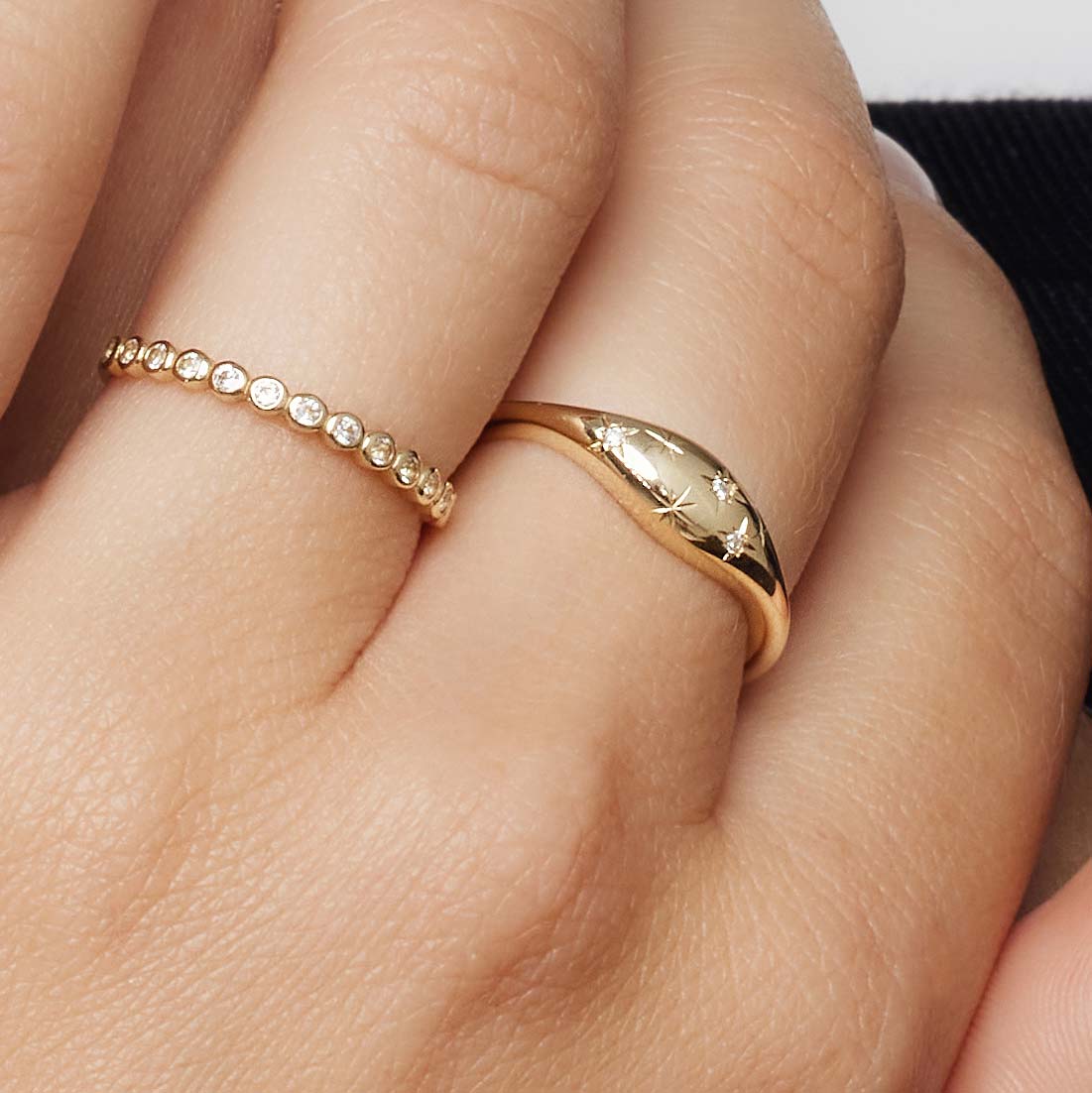 Dome™ | 14K Gouden Diamanten Ring