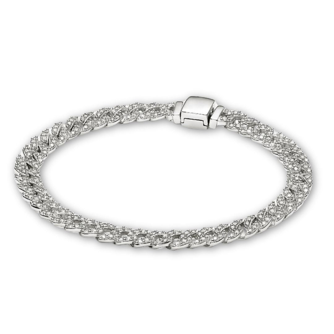 Cubo™ | 18K Gouden Moissaniet Cubaanse Armband