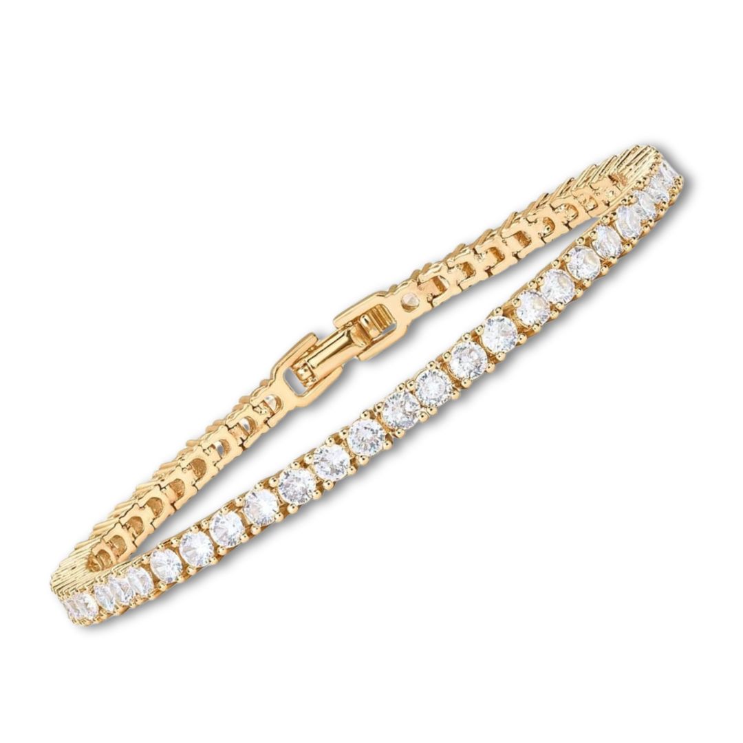 Lustra™ | 18K Gouden Moissaniet Tennisarmband