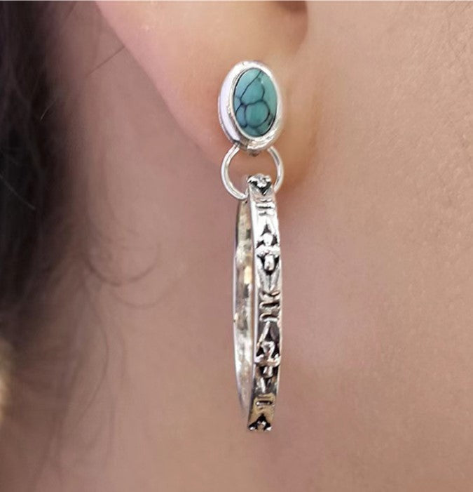 Seraphina™ | Vintage Boho Oorbellen met Onyx