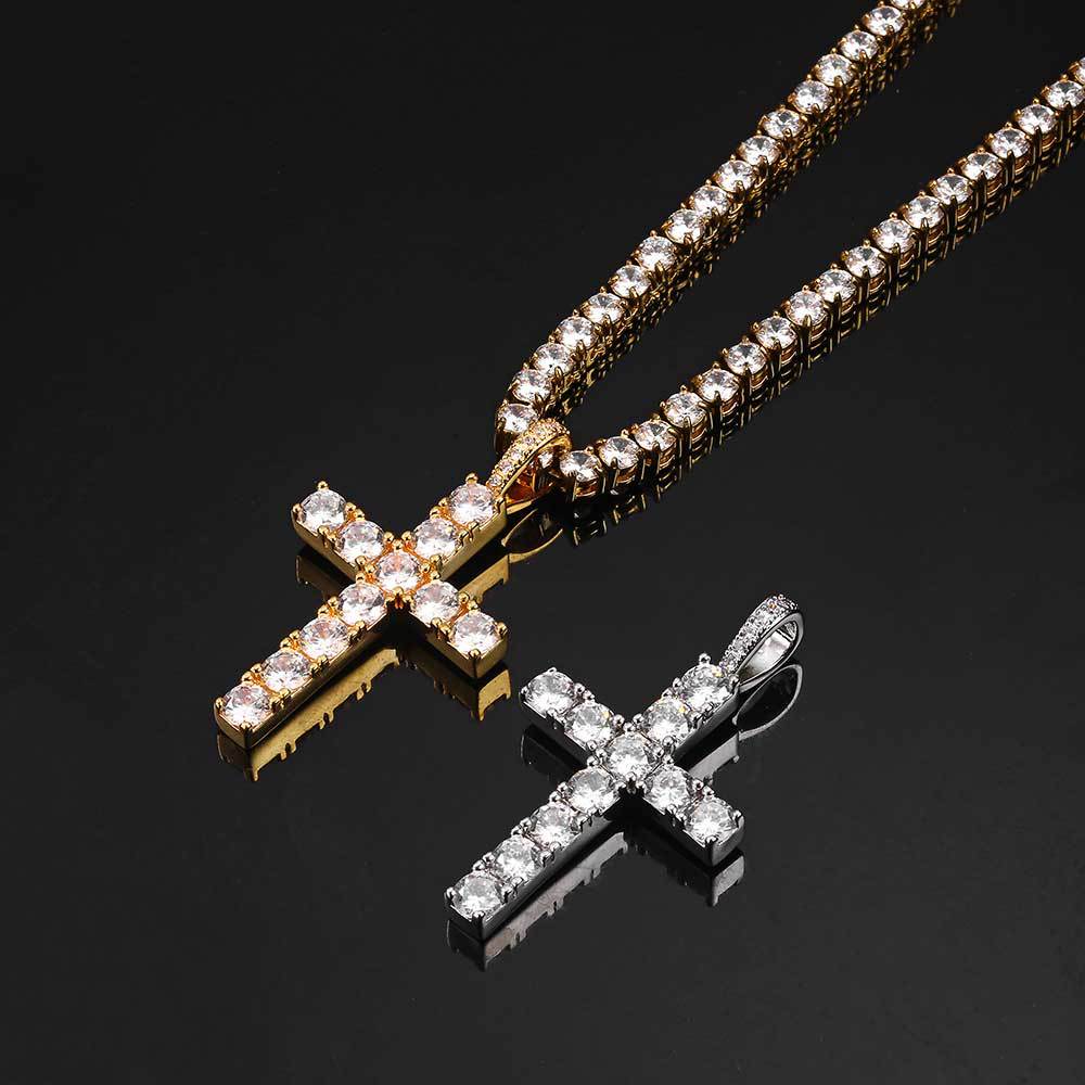Faith™ | 18K Gouden Moissaniet Kruis Ketting