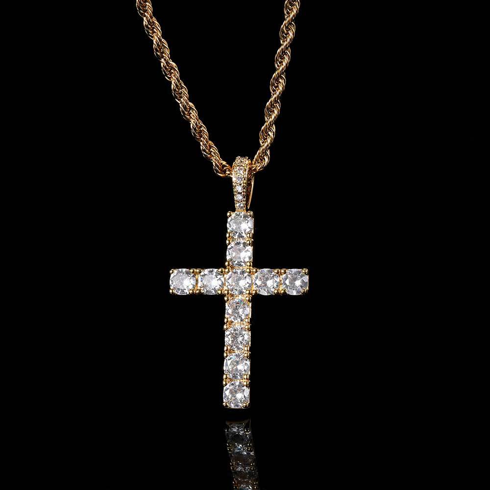 Faith™ | 18K Gouden Moissaniet Kruis Ketting