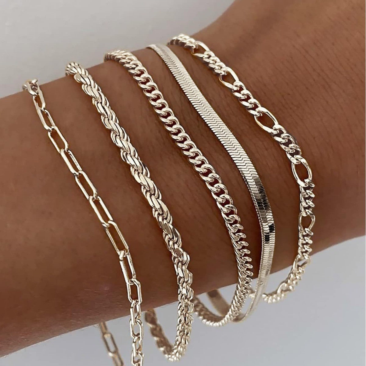 Ellis™ | 16K Gouden Armbandenset