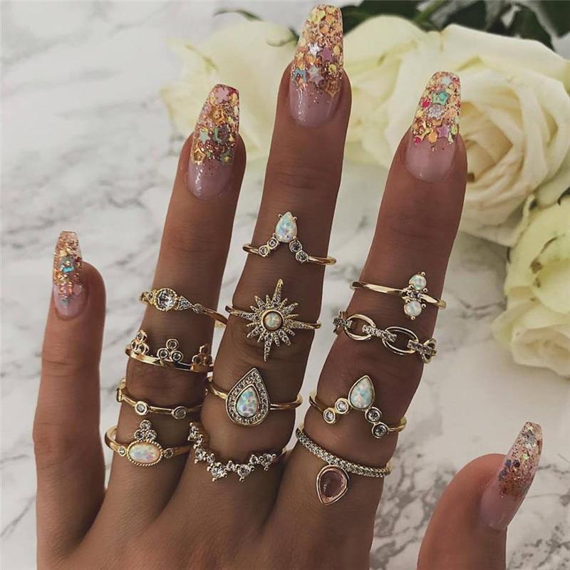 Alisa™ | Unieke Handgemaakte Zilveren Ringen Set