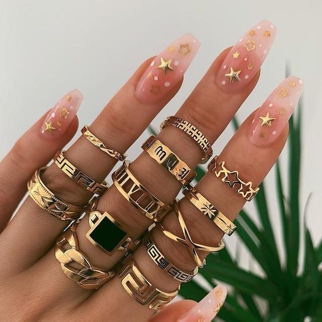 Alisa™ | Unieke Handgemaakte Zilveren Ringen Set