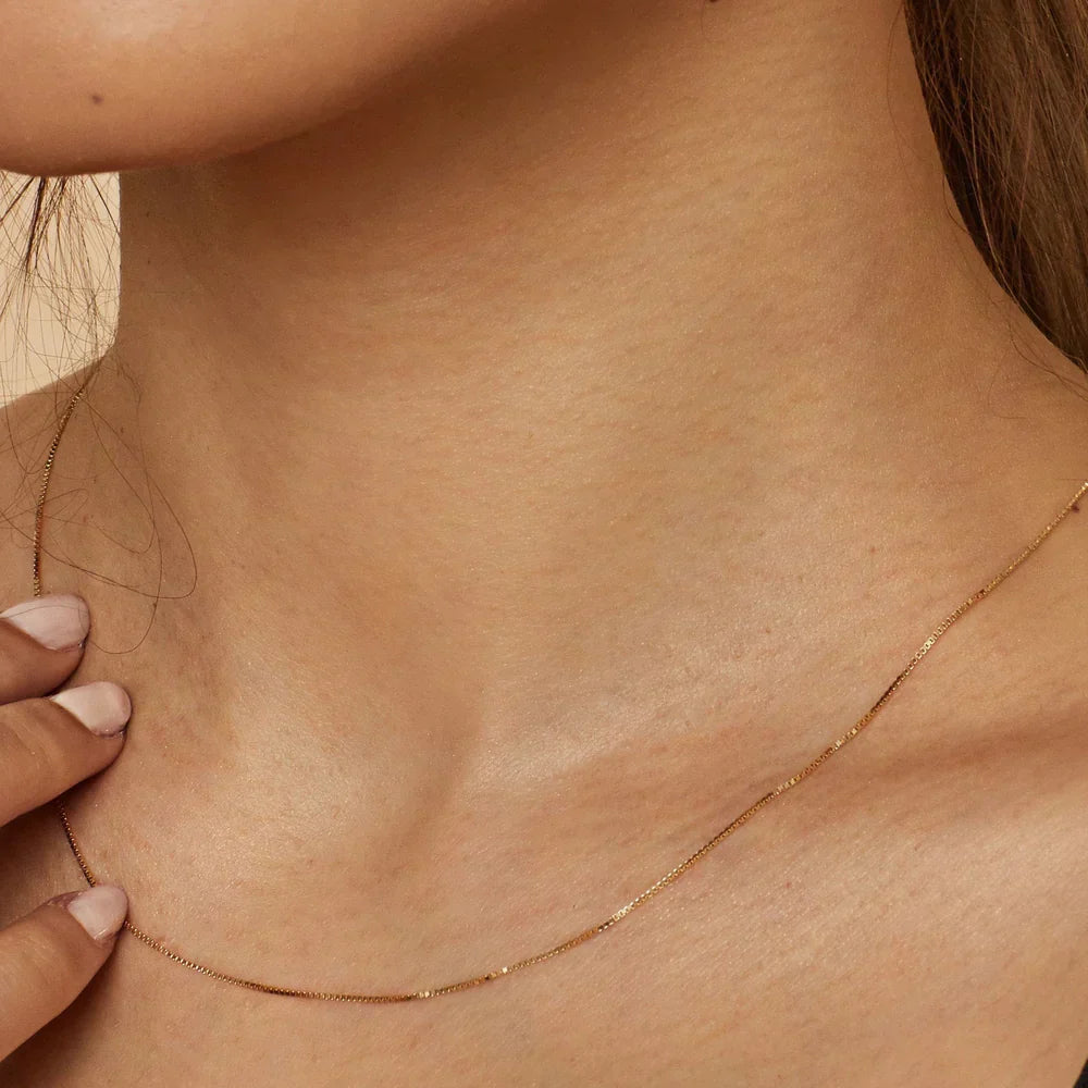 Bodega™ | 18K Gouden Boxketting