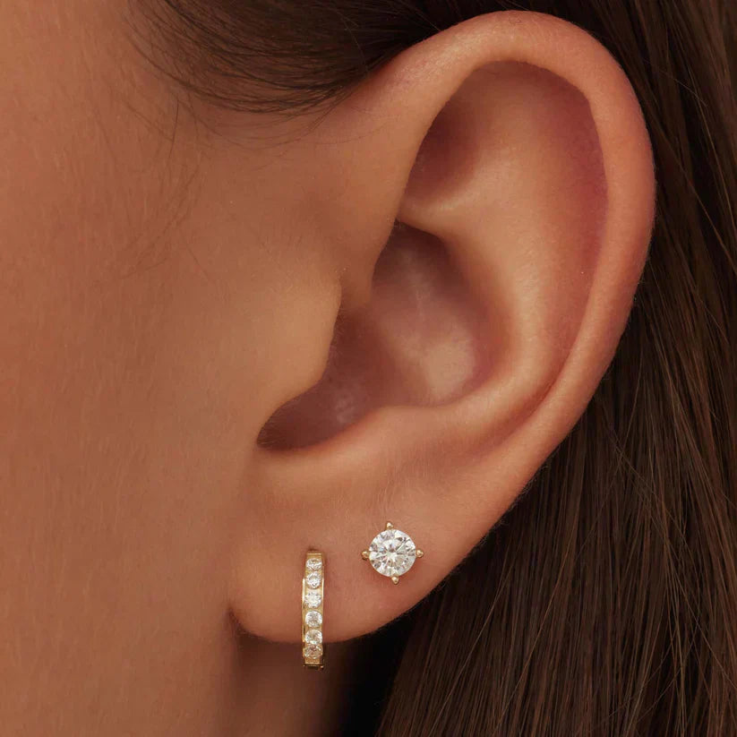 Brillane™ | 14K Gouden Stenen Oorbellenset