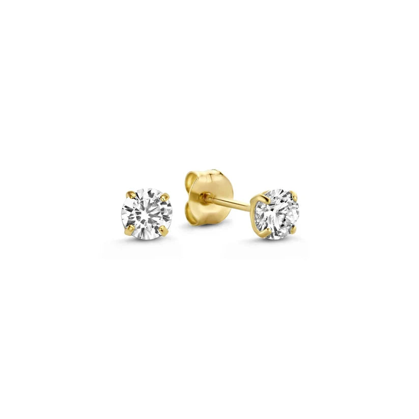 Brillane™ | 14K Gouden Stenen Oorbellenset