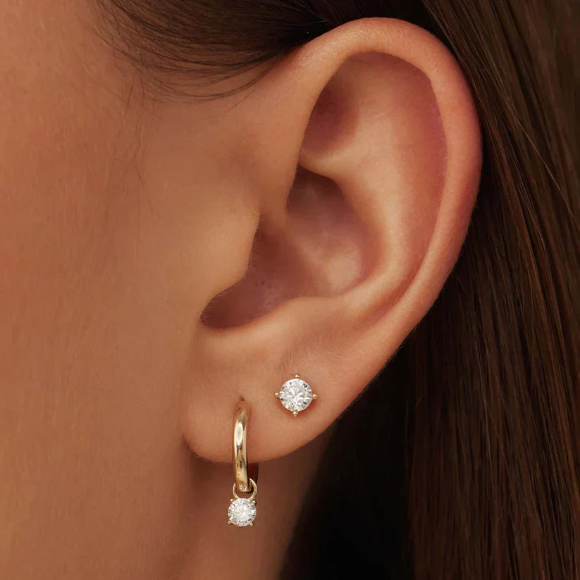 Larmes™ | 14K Gouden Stenen Oorbellenset