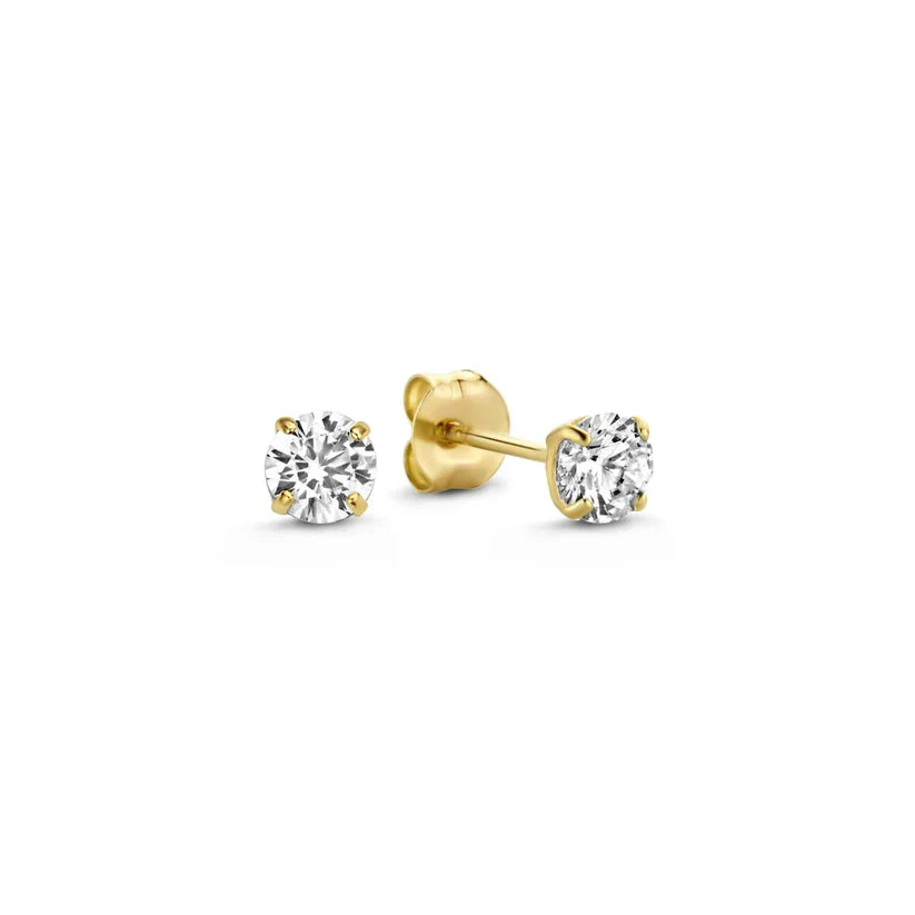 Larmes™ | 14K Gouden Stenen Oorbellenset