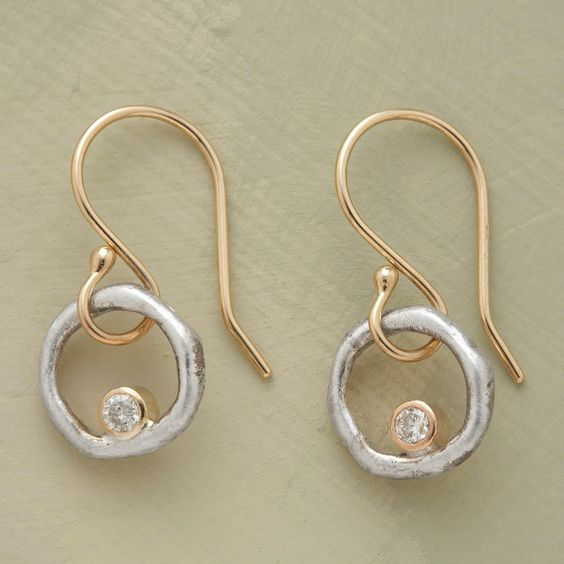 Aurielle™ | Vintage Zirkonia Oorbellen in Goud & Zilver