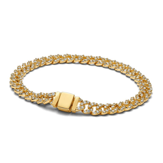 Cubo™ | 18K Gouden Moissaniet Cubaanse Armband
