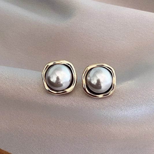 Arabella™ | Elegante Zwarte Parel Oorbellen