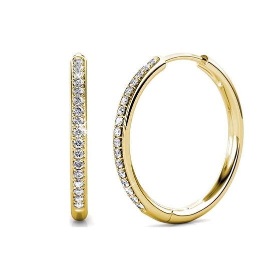 Sorel™ | 14K Gouden Pave Oorbellen