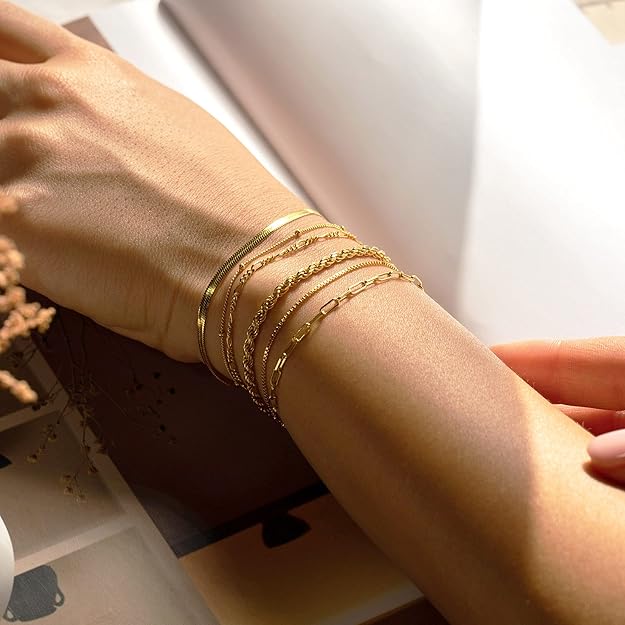 Vernetta™ | 16K Gouden Armbandenset