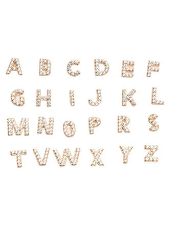 Initial™ | 16K Gouden Enkelvoudige Oorbel