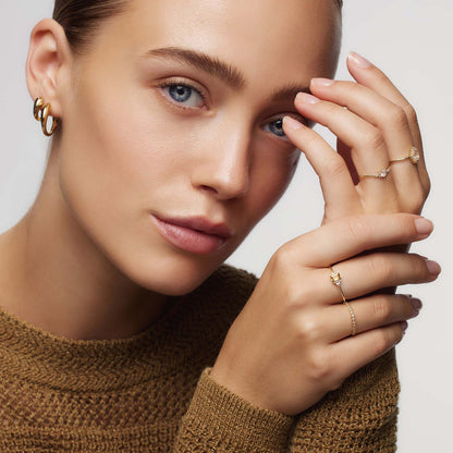Muse™ | 14K Gouden Maansteen Ring