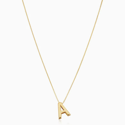 LoveNote™ | 18K Gouden Letter Initiaal Ketting