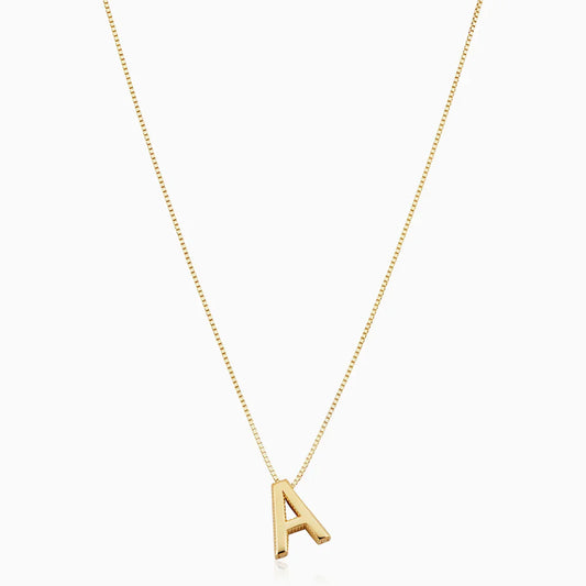 LoveNote™ | 18K Gouden Letter Initiaal Ketting