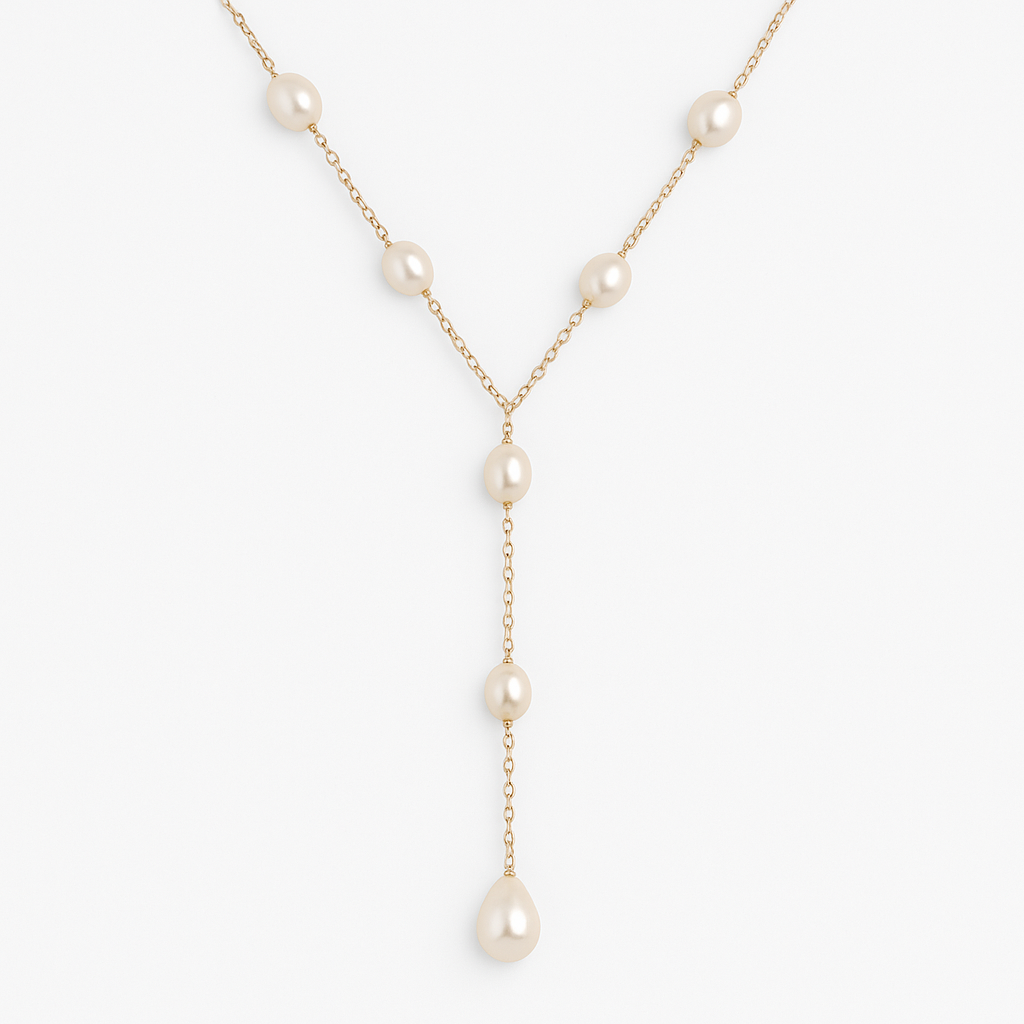 Evelina™ | Vintage Hangende Parelketting