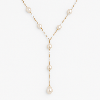 Evelina™ | Vintage Hangende Parelketting