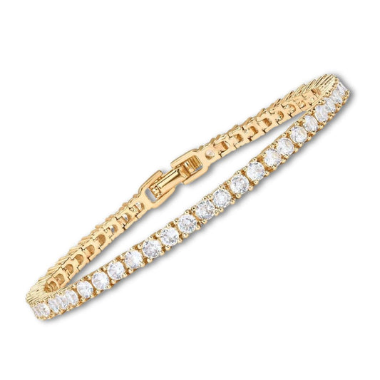 Lustra™ | 18K Gouden Moissaniet Tennisarmband