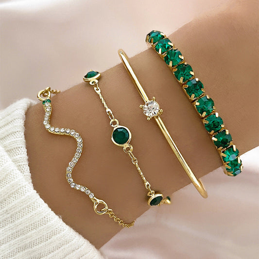 Sorina™ | 18K Gouden Armbandenset