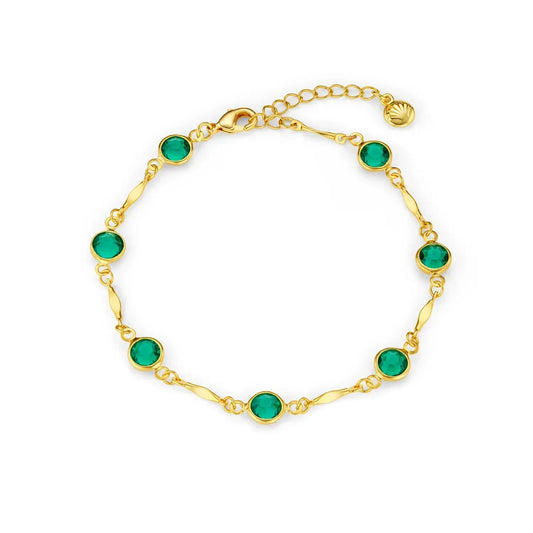 Emeralda™ | 18K Gouden Schakelketting Armband