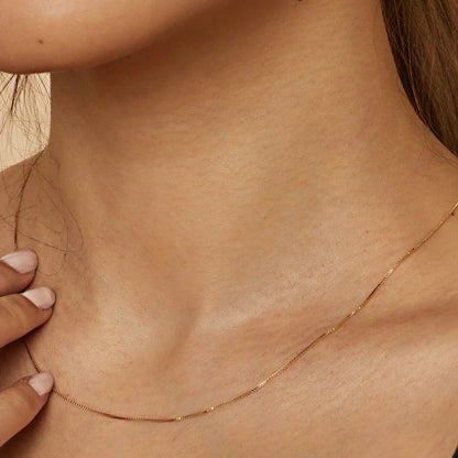 Bodega™ | 18K Gouden Boxketting