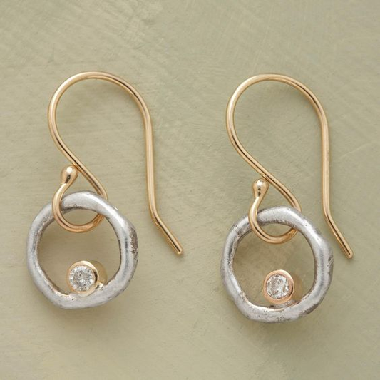 Aurielle™ | Vintage Zirkonia Oorbellen in Goud & Zilver