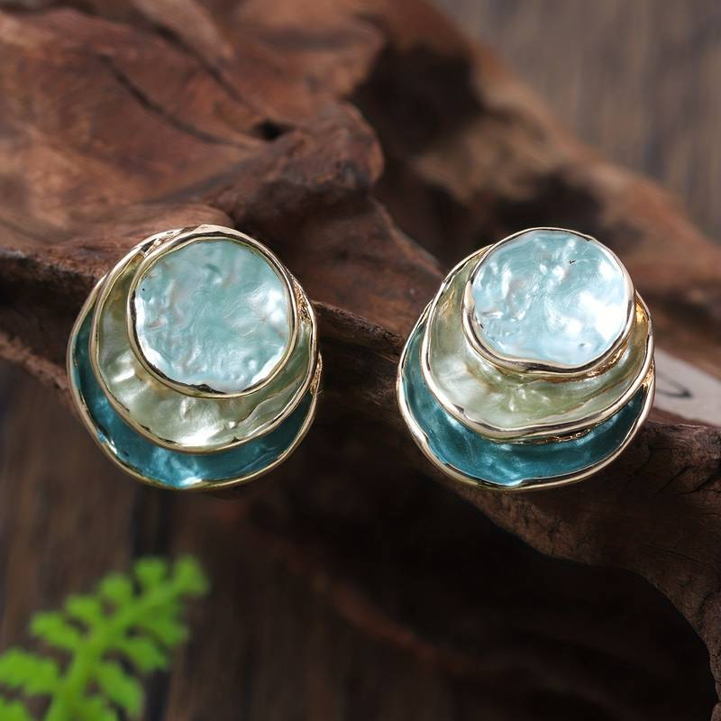 ArtLuxe™ | Vintage Meerlaagse Ronde Oorbellen