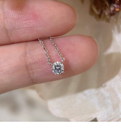 Clea™ | 14K Gouden Moissaniet Steenketting